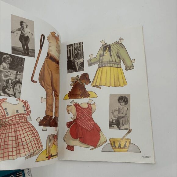Vintage ~ Authentic Shirley Temple Paper Dolls and Dresses ~ 1991 ~ New & Uncut - Picture 6 of 7